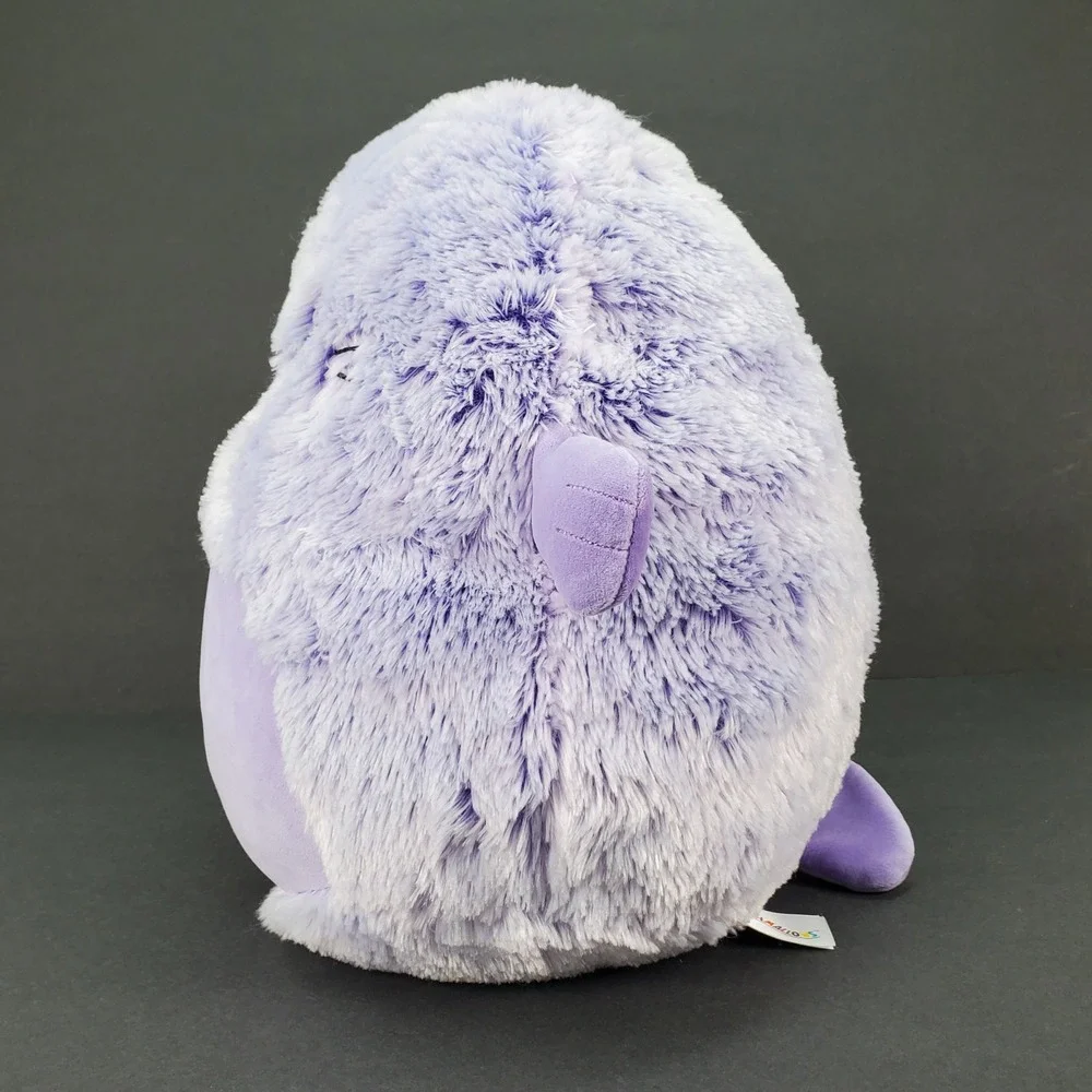 Squishmallows Fuzz-A-Mallows Lucille the Seal Purple Plush 12 inch Lavender Toy
